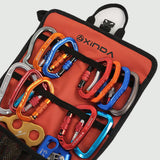 Max Folding Rock Climbing Caving Quickdraw Sling Carabiner Collection Bag Pouch