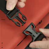 Max Folding Rock Climbing Caving Quickdraw Sling Carabiner Collection Bag Pouch