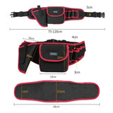 Max Durable Lightweight Tool Bag Oxford Toolkit Drill Holder Waist Belt Bag