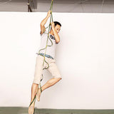 Max Rock Climbing Mountaineering Safety Step Belt Rope Ladder Etrier Green 5M