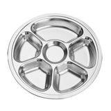 Max Divided Dinner Plate Sectioned Plates Buffet Platter Dish Tray for Fishing