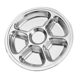 Max Divided Dinner Plate Sectioned Plates Buffet Platter Dish Tray for Fishing