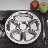 Max Divided Dinner Plate Sectioned Plates Buffet Platter Dish Tray for Fishing