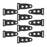 Max 10 pcs 3 Holes Tent Clip Outdoor Camping Tent Feet Clamp Accessories Black