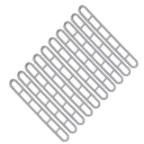 Max 10pcs Camping Tent Rope Fastener Guyline Tensioner Rope Adjuster 6 Holes