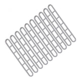 Max 10pcs Camping Tent Rope Fastener Guyline Tensioner Rope Adjuster 6 Holes