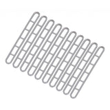 Max 10pcs Camping Tent Rope Fastener Guyline Tensioner Rope Adjuster 6 Holes