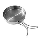 Max Portable Tableware Frying Pan Bento Food Container Snack Box Mess-Kit Hiking