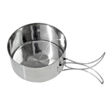 Max Portable Tableware Frying Pan Bento Food Container Snack Box Mess-Kit Hiking