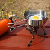 Max Portable Tableware Frying Pan Bento Food Container Snack Box Mess-Kit Hiking