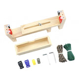 Max 1 Set Bracelet Knitting Tool Wristband Maker Braiding Crafting Tool Wooden