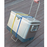 Max 4 Pieces Elastic Bungee Cord Rope Luggage Packing Strap &Hook Outdoor Blue