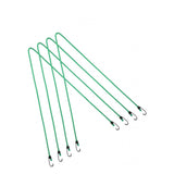 Max 4 Packs Elastic Bungee Cord Rope Luggage Packing Strap & Hook Outdoor Green