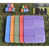 Max Camping Folding Pad Waterproof Seat Foam Cushion Hiking Picnic Mat Blue