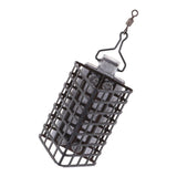 Max Fishing Feeder Bait Cage Metal Sinker Lure Holder Basket Trap Tackle 60g