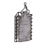 Max Fishing Feeder Bait Cage Metal Sinker Lure Holder Basket Trap Tackle 60g