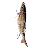 Max Fishing Bionic 3D Eye Multi-Section Crankbait Lure with Hook - 16.5cm/39g G