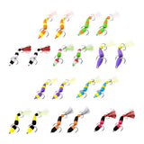 Max 2Pieces Fishing Lures Floating Baits Simulation Swimbaits 2Treble Fishhooks