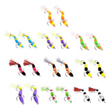 Max 2Pieces Fishing Lures Floating Baits Simulation Swimbaits 2Treble Fishhooks