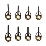 Max Spinning Sturdy Rod Guides Wear-resistant Tip Rings Eyes Pole Repair Kit