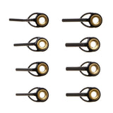 Max Spinning Sturdy Rod Guides Wear-resistant Tip Rings Eyes Pole Repair Kit