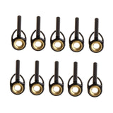 Max 10pcs Fishing Rod Eye Ring Guides Line Rings for Spinning Carp Fishing 1.5mm
