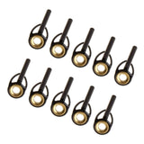 Max 10pcs Fishing Rod Eye Ring Guides Line Rings for Spinning Carp Fishing 1.5mm