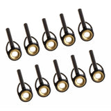 Max 10pcs Fishing Rod Eye Ring Guides Line Rings for Spinning Carp Fishing 1.5mm