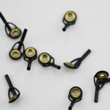 Max 10pcs Fishing Rod Eye Ring Guides Line Rings for Spinning Carp Fishing 1.5mm