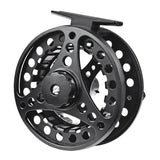 Max Metal Fly Fishing Reel 2+1 Bearings Left Right Hand Tackle 75mm Black
