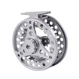 Max Metal Fly Fishing Reel 2+1 Bearings Left Right Hand Tackle 95mm Gray
