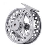 Max Metal Fly Fishing Reel 2+1 Bearings Left Right Hand Tackle 95mm Gray