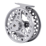 Max Metal Fly Fishing Reel 2+1 Bearings Left Right Hand Tackle 95mm Gray