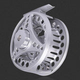 Max Metal Fly Fishing Reel 2+1 Bearings Left Right Hand Tackle 95mm Gray