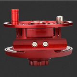 Max Metal Fly Fishing Reel 2+1 Bearings Left Right Hand Tackle 85mm Red