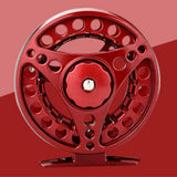 Max Metal Fly Fishing Reel 2+1 Bearings Left Right Hand Tackle 85mm Red
