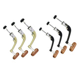 Max Metal Spinning Fishing Reel Handle Rocker Arm Wooden Crank Handle Black L