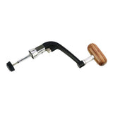 Max Metal Spinning Fishing Reel Handle Rocker Arm Wooden Crank Handle Black L