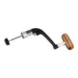 Max Metal Spinning Fishing Reel Handle Rocker Arm Wooden Crank Handle Black L
