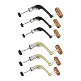 Max Metal Spinning Fishing Reel Handle Rocker Arm Wooden Crank Handle Black L