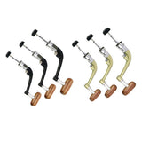 Max Metal Spinning Fishing Reel Handle Rocker Arm Wooden Crank Handle Black L