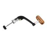 Max Metal Spinning Fishing Reel Handle Rocker Arm Wooden Crank Handle Black S