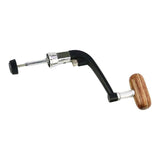 Max Metal Spinning Fishing Reel Handle Rocker Arm Wooden Crank Handle Black S
