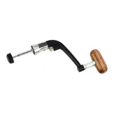 Max Metal Spinning Fishing Reel Handle Rocker Arm Wooden Crank Handle Black S