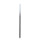 Max Stainless Steel Gradient Color Drinking Straw Sucker 6mm Black Straight