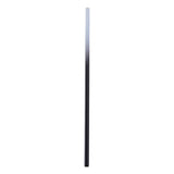 Max Stainless Steel Gradient Color Drinking Straw Sucker 6mm Black Straight