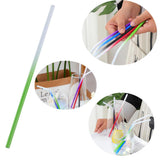 Max Stainless Steel Gradient Color Drinking Straw Sucker 6mm Green Straight