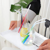 Max Stainless Steel Gradient Color Drinking Straw Sucker 6mm Green Straight