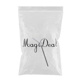 Max Stainless Steel Gradient Color Drinking Straw Sucker 6mm Black Bent