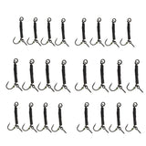 Max 4pcs Fishing Ronnie Rigs Carp Fishing Spinner Rigs Assist Hooks 04 barbed